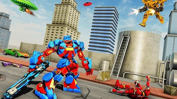 机器人变形挖掘机3b机甲救援游戏最新版截图3