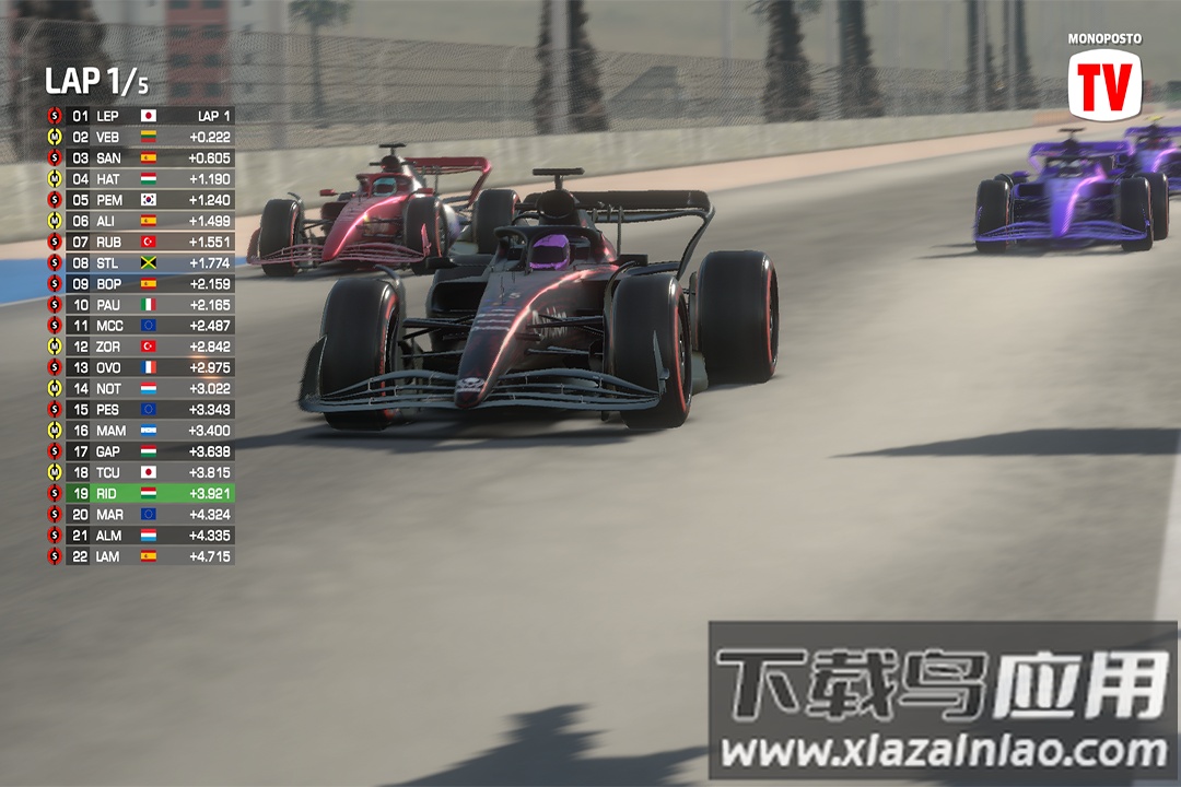 F1方程式赛车模拟器游戏截图