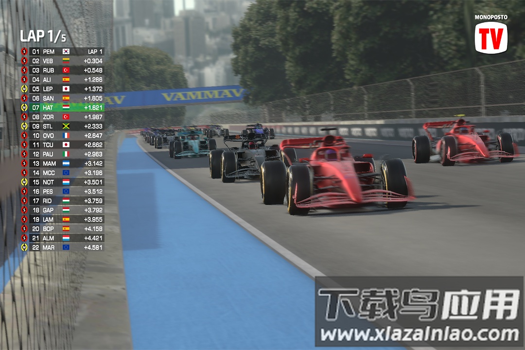 F1方程式赛车模拟器游戏截图