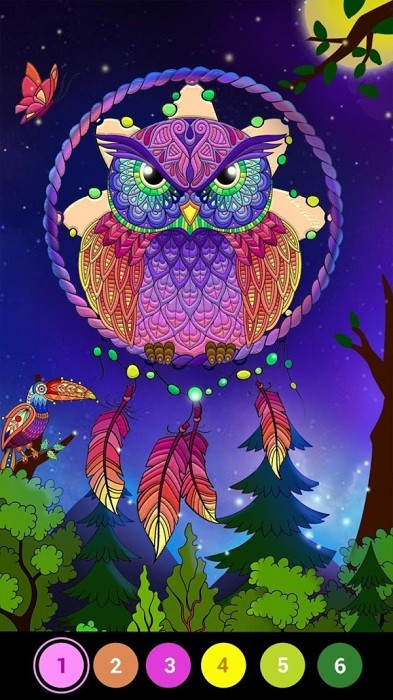 数字绘画彩色星球手游