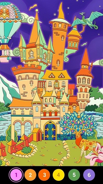 数字绘画彩色星球游戏最新版截图1