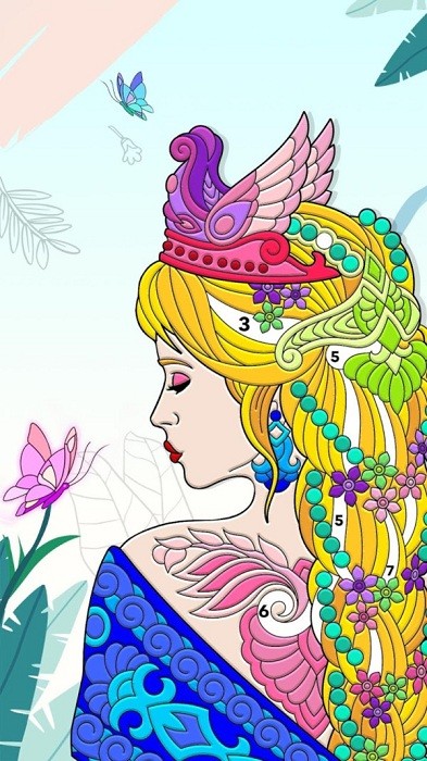 数字绘画彩色星球游戏最新版截图2