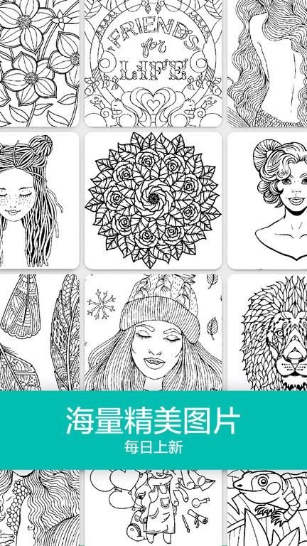 数字填色秘密花园涂色应用最新版截图4