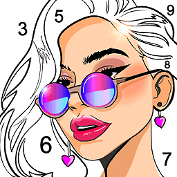 数字填色秘密花园涂色应用