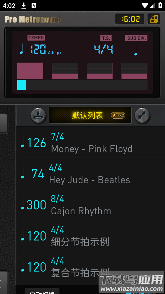 ProMetronome专业节拍器安卓版最新版截图1