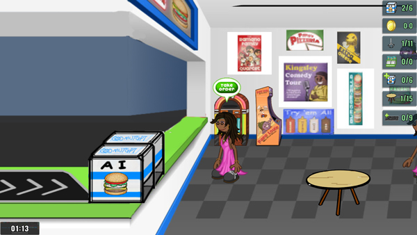 AI老爹汉堡店截图2