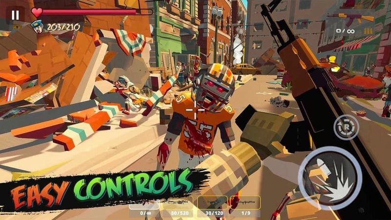 僵尸聚集无限金币子弹最新版截图1