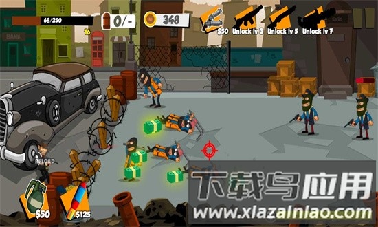 黑帮城市战争防御手机版最新版截图3