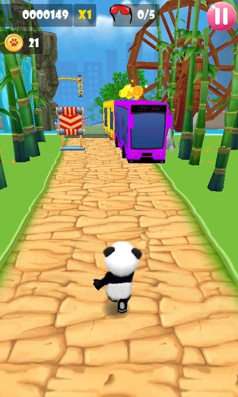 熊猫跑酷破解版截图1