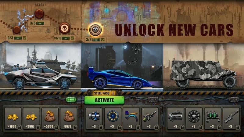 山地僵尸比赛破解版内置菜单截图