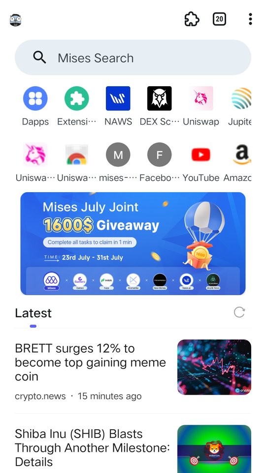Mises浏览器最新版本最新版截图2