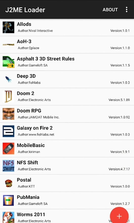 j2me模拟器apk(j2me loader)截图1