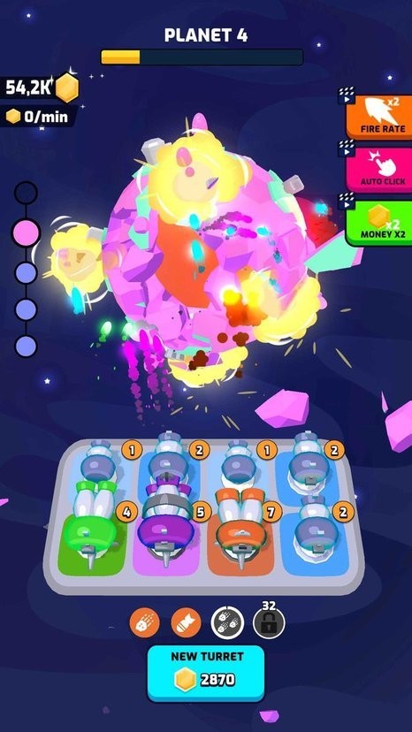 行星轰炸机无限金币钻石版(Planet Bomber)截图