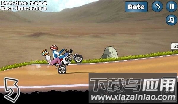 鬼火翘头模拟器最新版(Wheelie Challenge)截图1