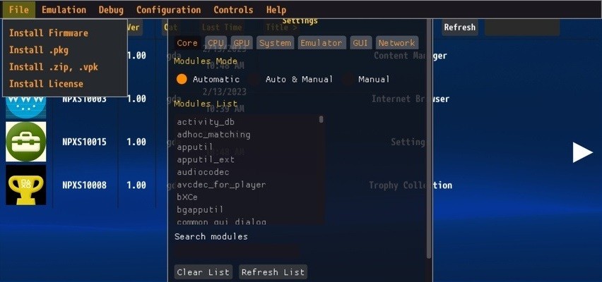 vita3k(psv模拟器)截图2