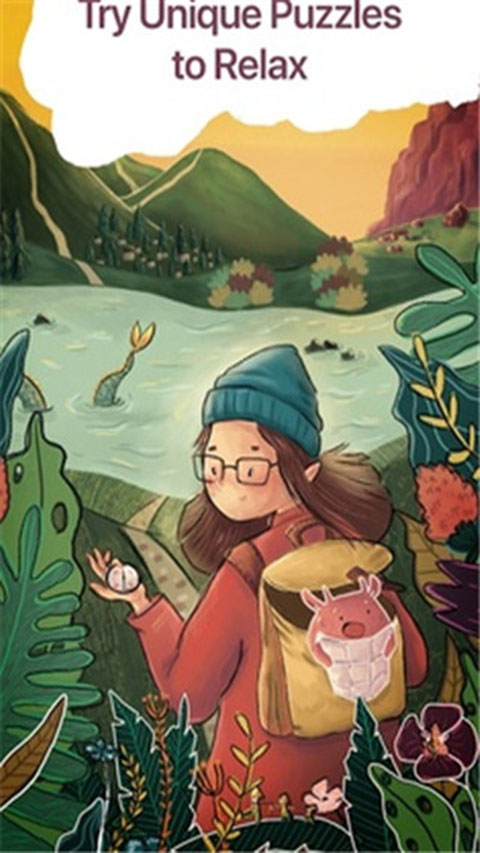 艺术拼图游戏截图