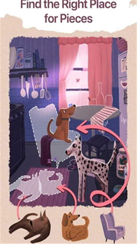 艺术拼图游戏截图