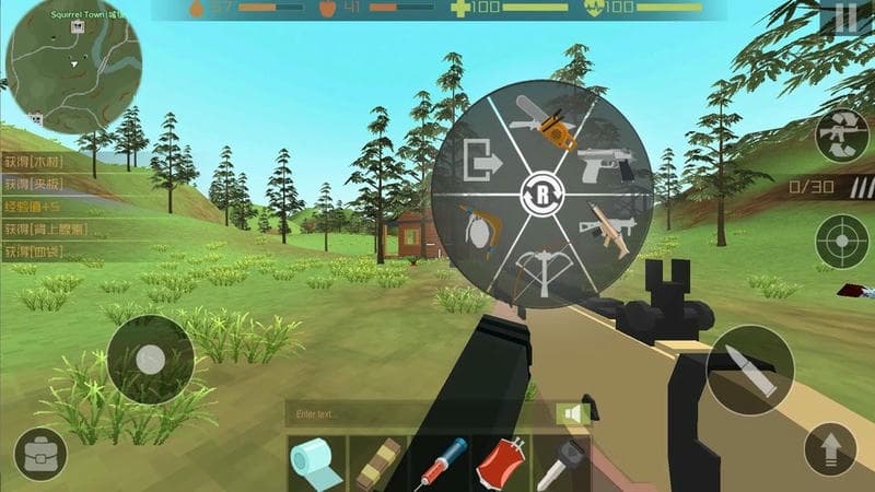 僵尸猎手像素生存破解版(Zombie Hunter)最新版截图1