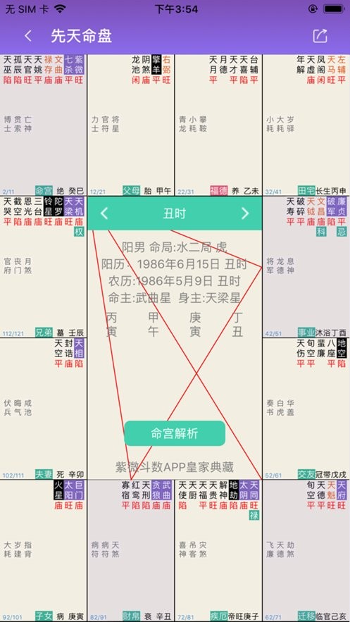 紫微斗数排盘app