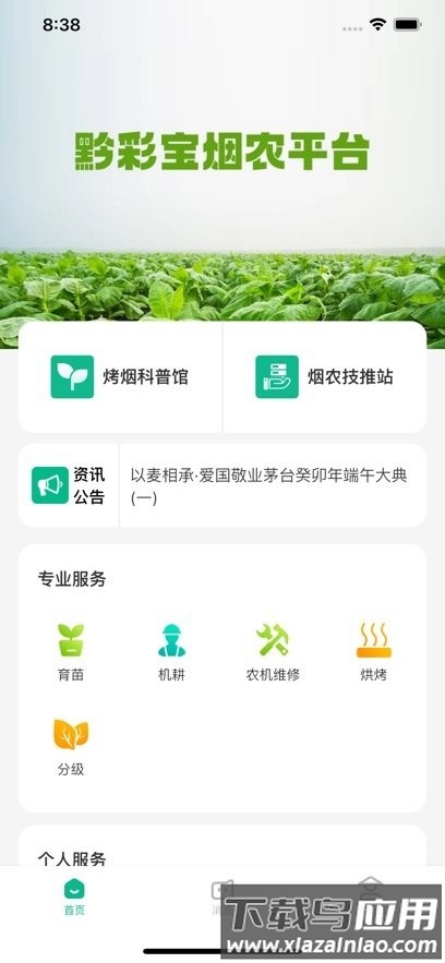 黔彩宝app烤烟生产截图