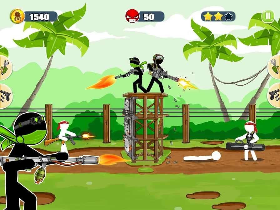 火柴人的抵抗手游(Stickman Army The Resistance)最新版截图2