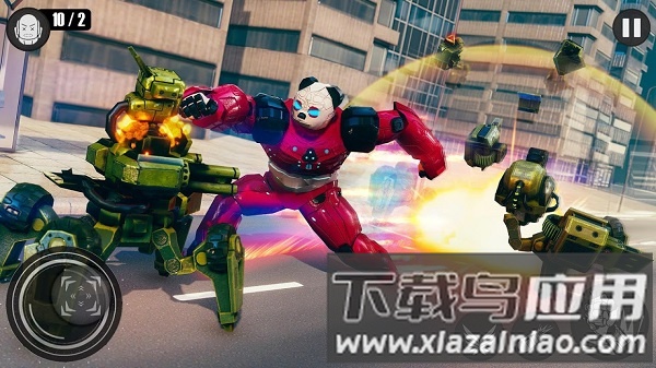 飞天熊猫机器人手游截图