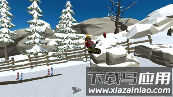 雪鸟滑雪板游戏截图