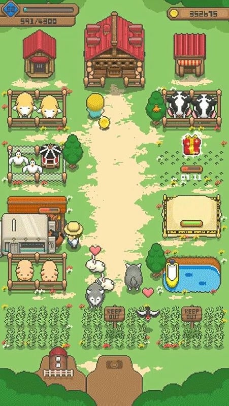 迷你像素牧场游戏(Pixel Farm)截图1