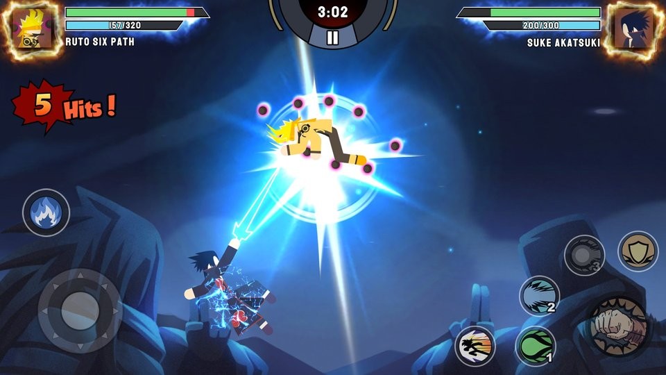 火柴人忍者格斗内购免费版截图3