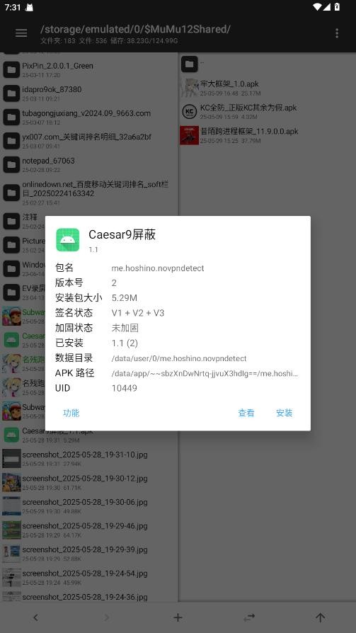 caesar9屏蔽模块最新版本最新版截图2