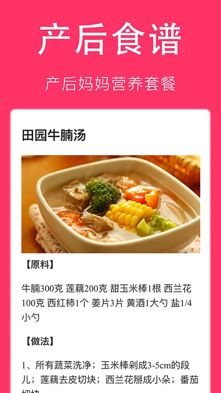 孕妇食谱大全手机版截图