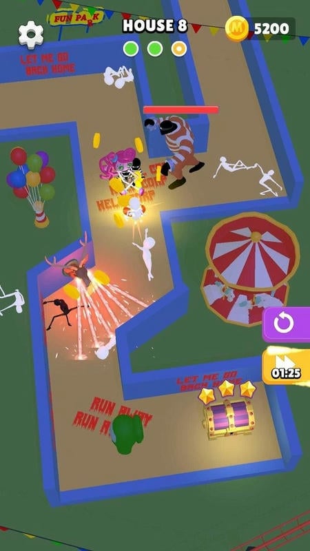 闹腾房子破解版免广告(Monster House)最新版截图2