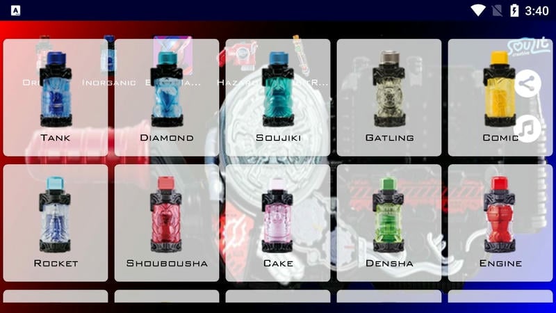 假面骑士w模拟变身器游戏(K-Touch)最新版截图2