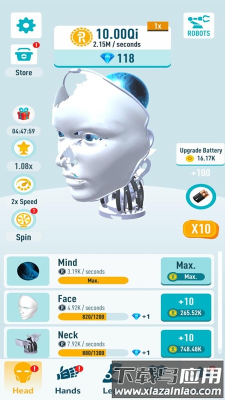 闲置机器人游戏截图