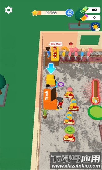 餐馆清理游戏截图