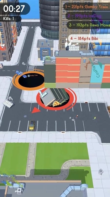 黑洞大作战内置菜单版(Hole.io)截图2