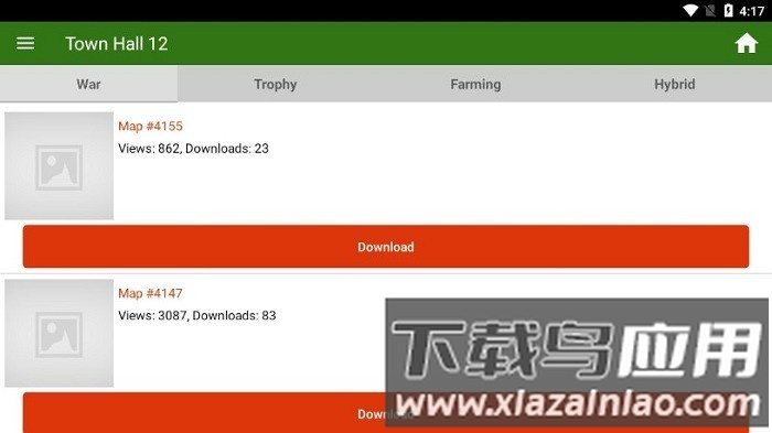部落冲突地图管理器助手(coc maps)截图