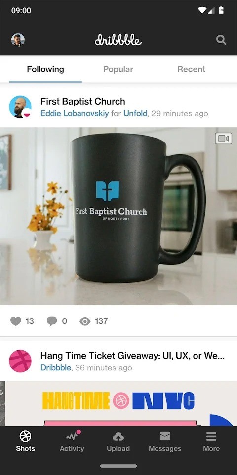 dribbble手机版最新版截图1