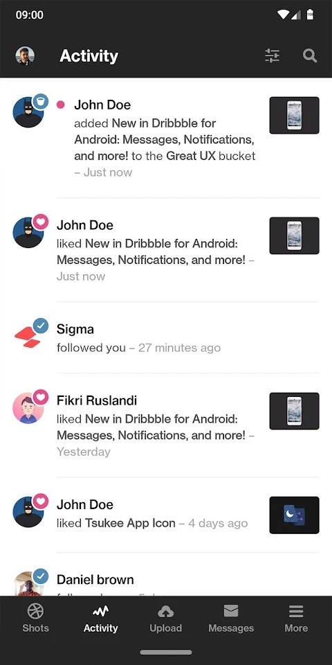 dribbble手机版最新版截图2