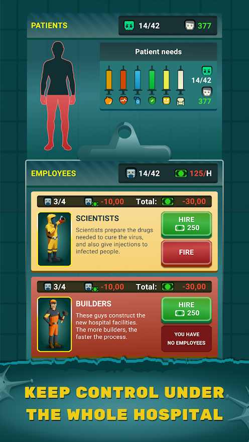 僵尸医院大亨内置菜单最新版本截图