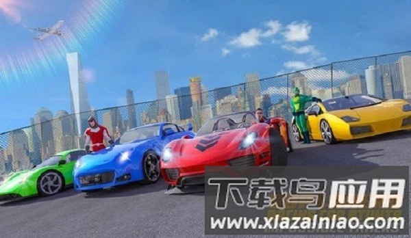 超级英雄gt赛车特技游戏(Ramp Stunt Car)最新版截图1