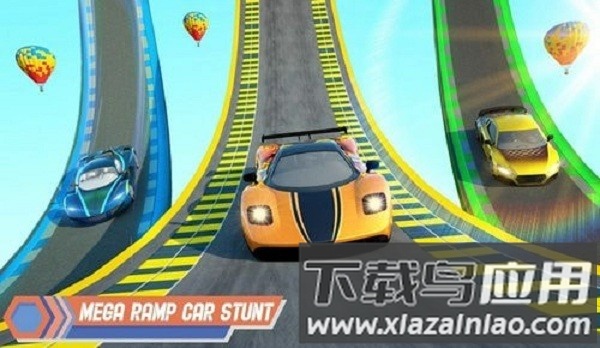 超级英雄gt赛车特技游戏(Ramp Stunt Car)最新版截图2