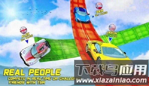 超级英雄gt赛车特技游戏(Ramp Stunt Car)最新版截图3
