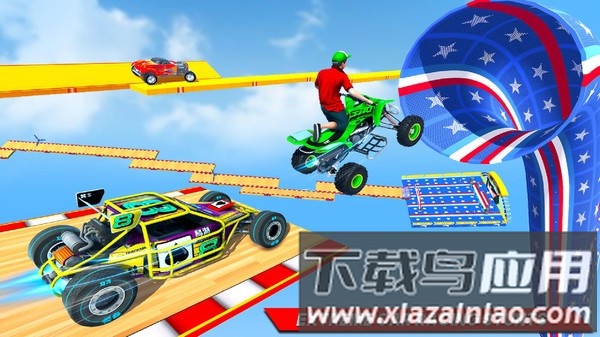 超级汽车跳跃特技汉化版截图2