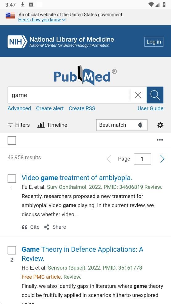 PubMed官方app最新版截图1