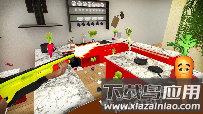香肠蔬菜射击游戏最新版截图4
