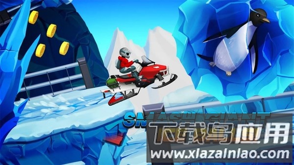 雪地摩托竞速游戏最新版截图2