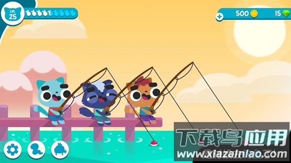 小猫钓鱼正版游戏截图1