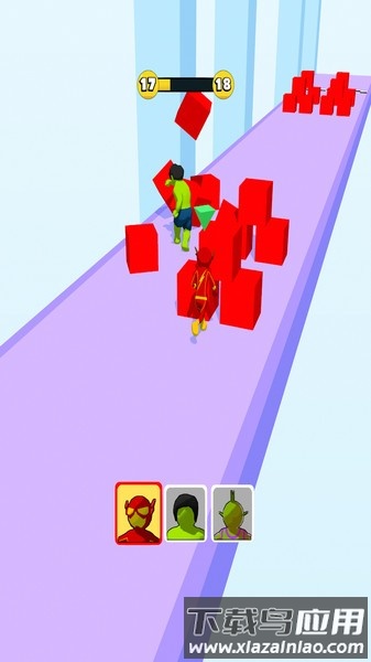 超级英雄赛跑游戏截图