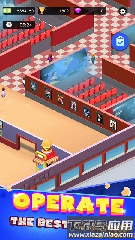闲置电影大亨游戏(Idle Cinema Tycoon)截图2